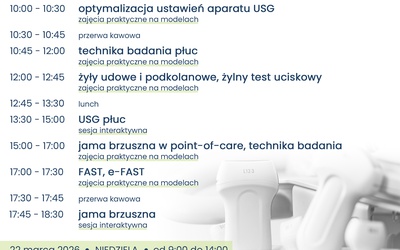SZKOLENIE ULTRASONOGRAFIA W STANACH NAGŁYCH