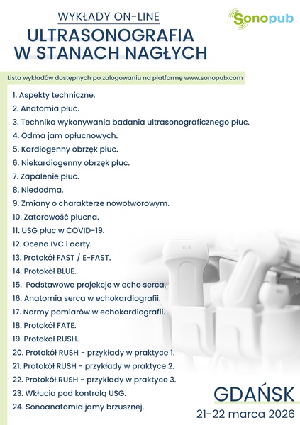 SZKOLENIE ULTRASONOGRAFIA W STANACH NAGŁYCH