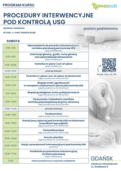 PROCEDURY INTERWENCYJNE POD KONTROLĄ USG