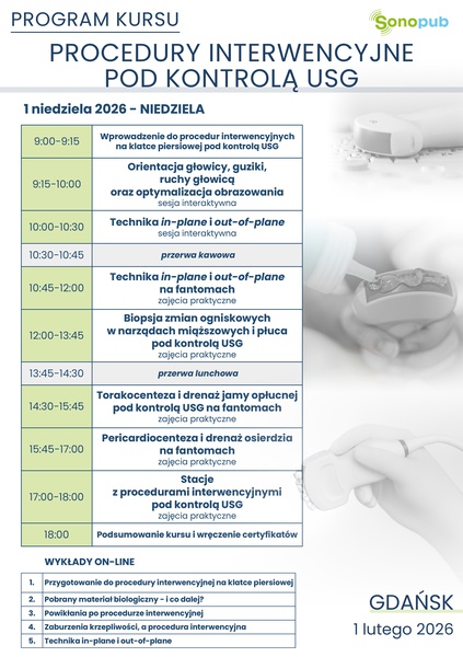 PROCEDURY INTERWENCYJNE POD KONTROLĄ USG