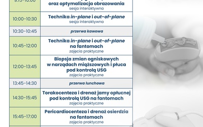 PROCEDURY INTERWENCYJNE POD KONTROLĄ USG