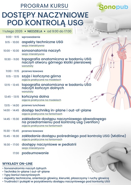 DOSTĘPY NACZYNIOWE POD KONTROLĄ USG