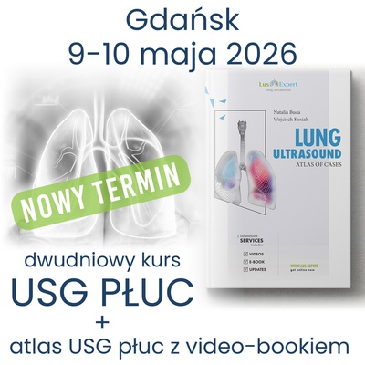 KURS USG PŁUC 9-10 maja 2026 + Atlas anglojęzyczny z video-bookiem