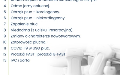 KURS USG PŁUC 9-10 maja 2026 + Atlas anglojęzyczny z video-bookiem