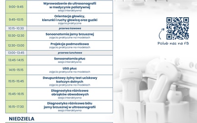 SZKOLENIE ULTRASONOGRAFIA W MEDYCYNIE PALIATYWNEJ